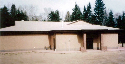 Historical view of Gilby Hall and Community Center